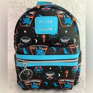 NWT Disney Pixar Toy Story Lightyear Loungefly Mini Backpack